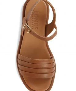 Jones Bootmaker Gratia Brown Leather Flatform Sandals -Jones Bootmaker Sales unnamed file 2511 scaled