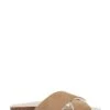 Jones Bootmaker Tan Brown Lacy Suede Mules