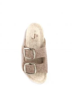 Jones Bootmaker Brown Lexi Womens Dual Strap Mules -Jones Bootmaker Sales unnamed file 2566 scaled