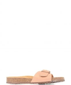 Jones Bootmaker Cream Tandi Leather Mule Sandals