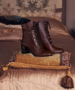 Jones Bootmaker Tan Liana Lace-Up Heeled Ladies Ankle Boots 11 Jones Bootmaker Tan Liana Lace-Up Heeled Ladies Ankle Boots -Jones Bootmaker Sales unnamed file 2595 scaled