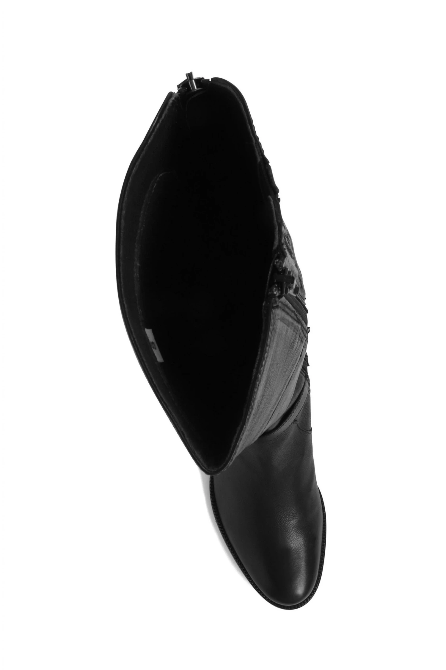 Jones Bootmaker Black Slim Fit Leather Ladies Knee High Boots 4 Jones Bootmaker Black Slim Fit Leather Ladies Knee High Boots - Image 4