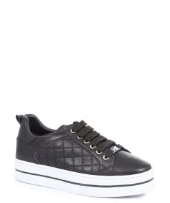 Jones Bootmaker Ladies Black Arielle Leather Trainers -Jones Bootmaker Sales unnamed file 2667 scaled