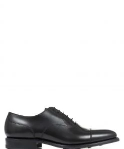 Design Loake By Jones Bootmaker Black Comanche Wide Fit Goodyear Welted Leather Oxford Shoes