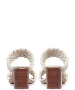 Jones Bootmaker Ladies Cream Monte Carlo Block Heeled Mules -Jones Bootmaker Sales unnamed file 2699 scaled