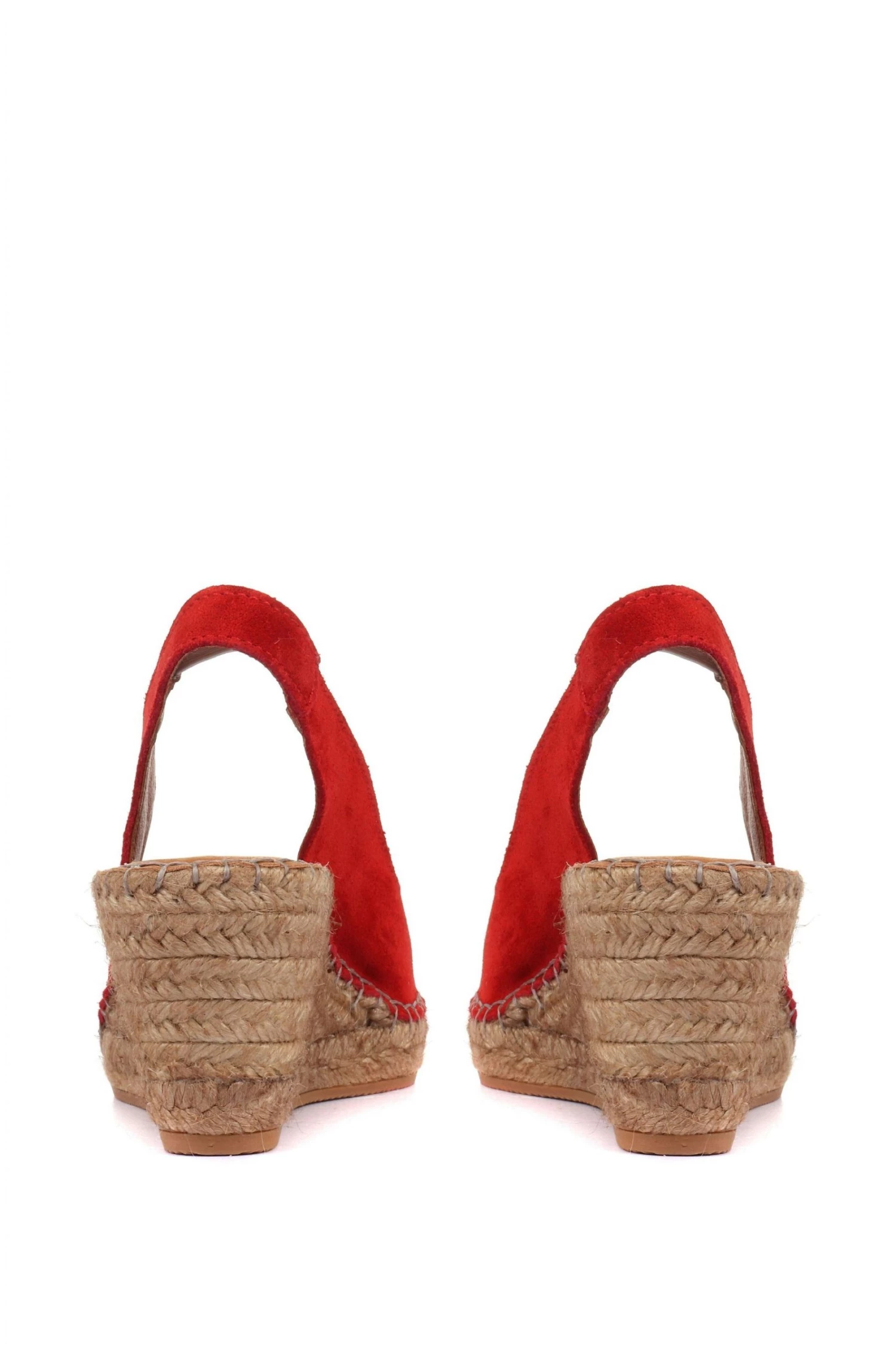 Jones Bootmaker Red Rosanna Slingback Wedges 4 Jones Bootmaker Red Rosanna Slingback Wedges - Image 4