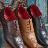 Jones Bootmaker Black Vivienne Goodyear Welted Ladies Brogues