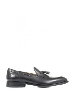 Jones Bootmaker Mens Devon Black Leather Tassel Loafers -Jones Bootmaker Sales unnamed file 277