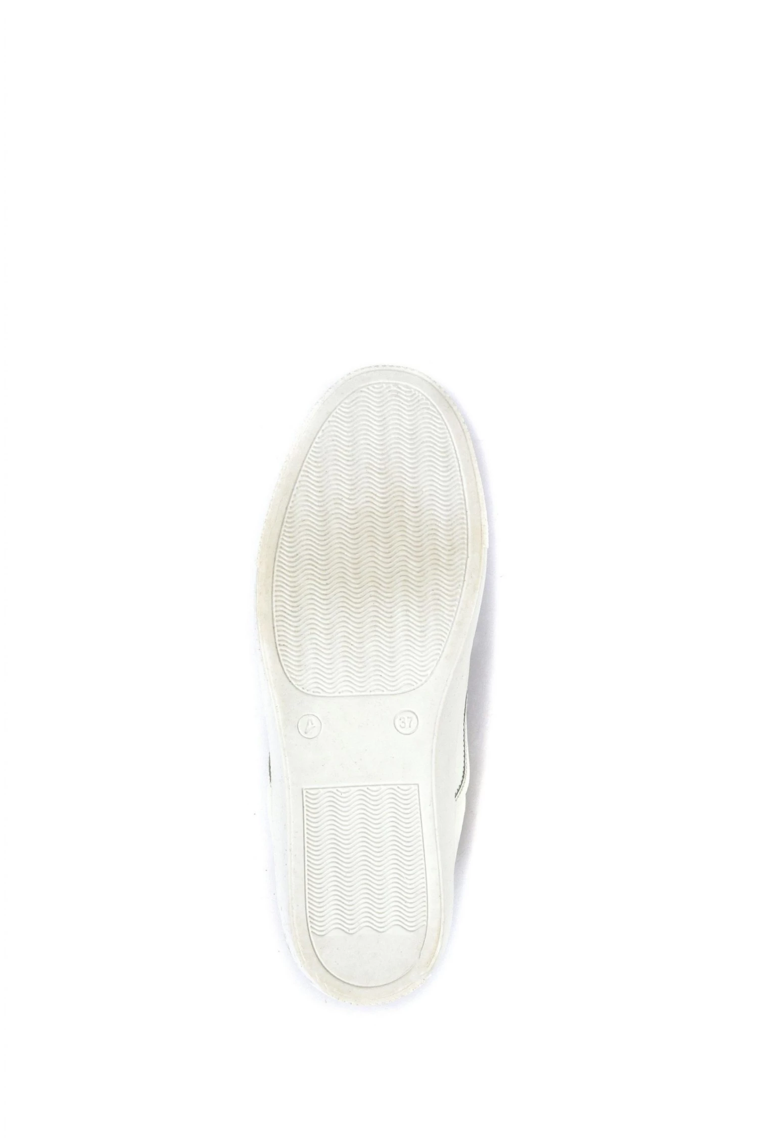Jones Bootmaker White Aoife Ladies Leather Slip-On Trainers 5 Jones Bootmaker White Aoife Ladies Leather Slip-On Trainers - Image 5