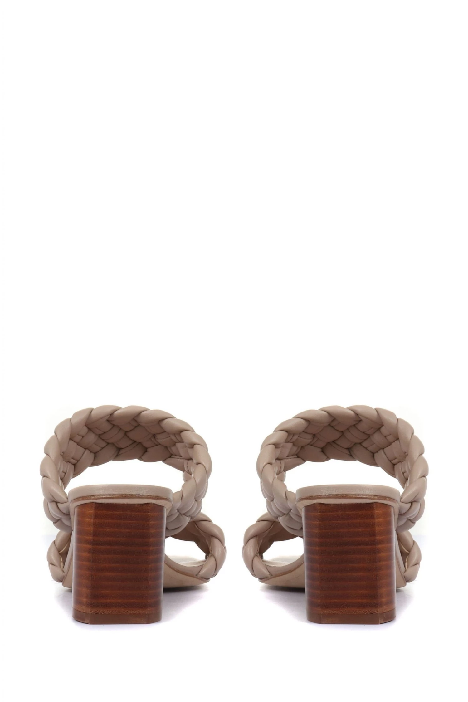 Jones Bootmaker Brown Monte Carlo Ladies Block Heeled Mules 3 Jones Bootmaker Brown Monte Carlo Ladies Block Heeled Mules - Image 3