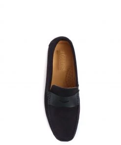 Jones Bootmaker Blue Pierson Suede Leather Men's Loafers -Jones Bootmaker Sales unnamed file 28 scaled