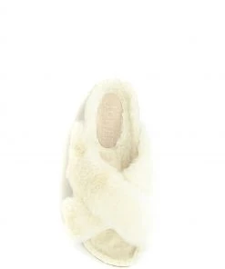 Jones Bootmaker Cream Totto Faux-Fur Slider Slippers -Jones Bootmaker Sales unnamed file 2840 scaled