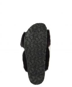 Jones Bootmaker Black Totto Faux-Fur Slider Slippers -Jones Bootmaker Sales unnamed file 2851 scaled