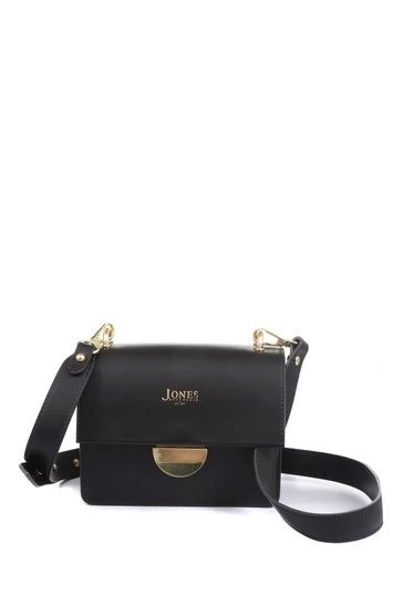 Jones Bootmaker Black Sabina Ladies Leather Cross-body Bag 3 Jones Bootmaker Black Sabina Ladies Leather Cross-body Bag - Image 3