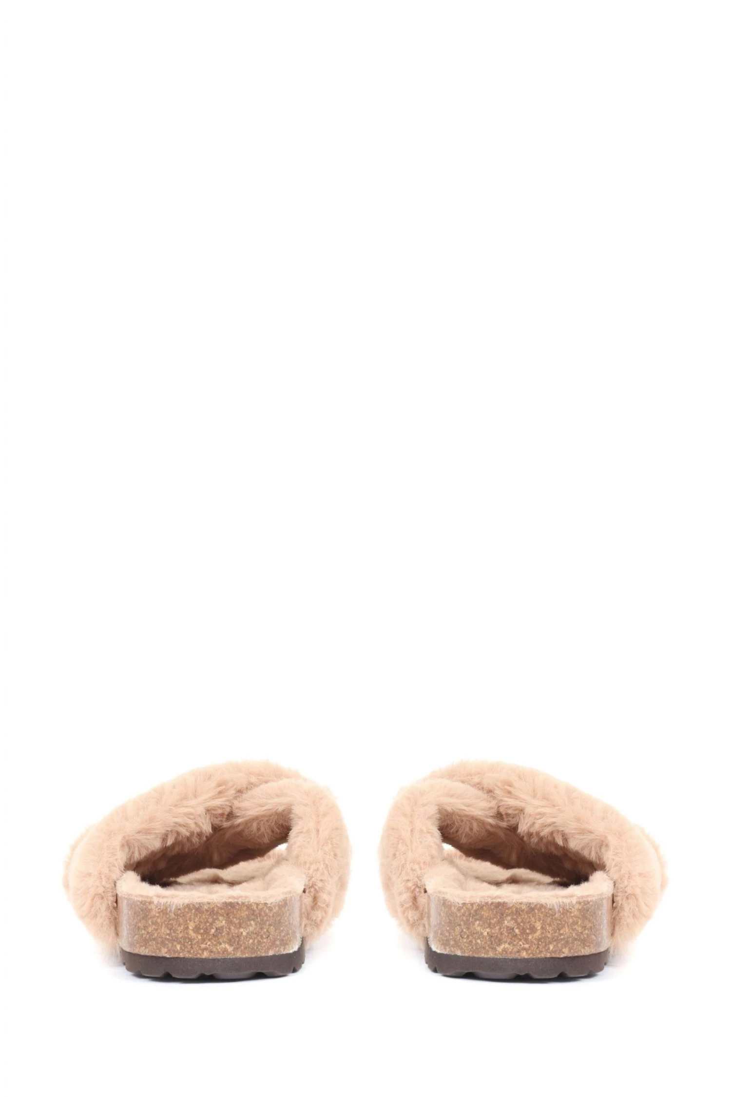 Jones Bootmaker Brown Totto Faux-Fur Slider Slippers 4 Jones Bootmaker Brown Totto Faux-Fur Slider Slippers - Image 4