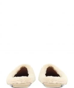 Jones Bootmaker Nude Faux-Fur Slip-On Slippers -Jones Bootmaker Sales unnamed file 2881 scaled