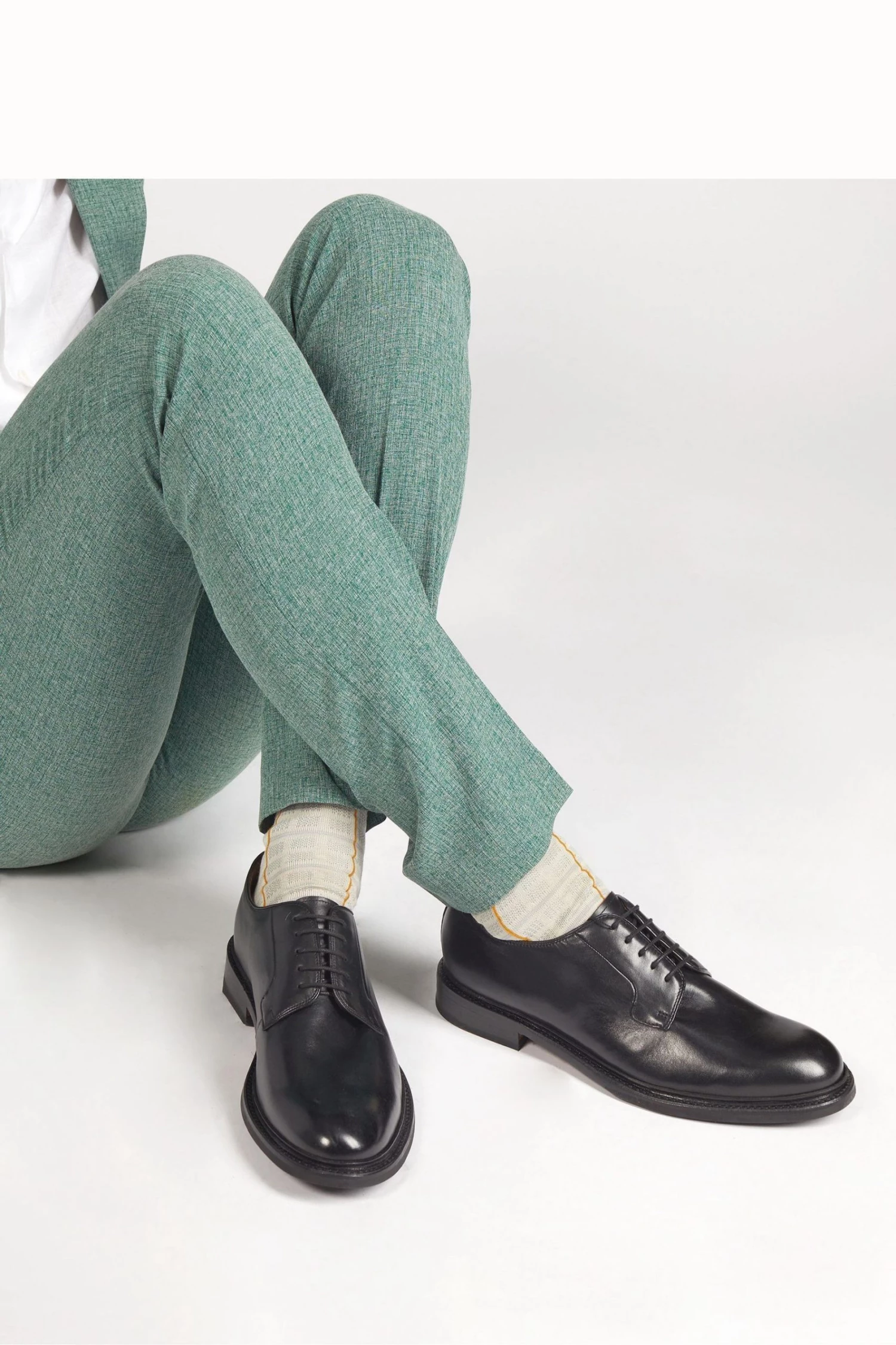 Jones Bootmaker Mens Black Brussels Leather Derby Shoes 6 Jones Bootmaker Mens Black Brussels Leather Derby Shoes - Image 6