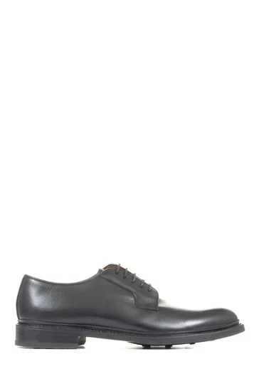 Jones Bootmaker Mens Black Brussels Leather Derby Shoes 7 Jones Bootmaker Mens Black Brussels Leather Derby Shoes - Image 7