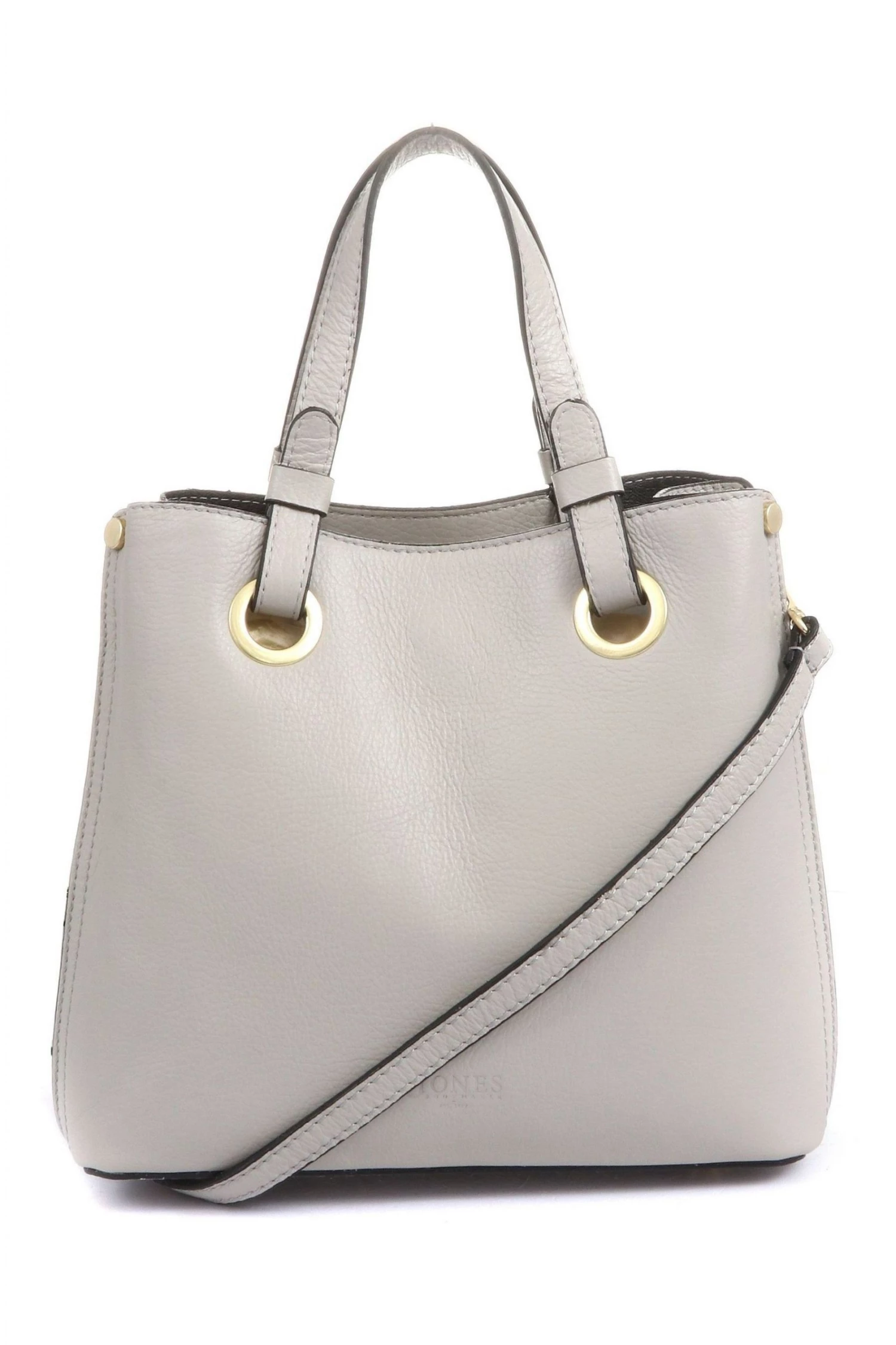 Jones Bootmaker Grey Salvatrix Ladies Leather Handbag 1 Jones Bootmaker Grey Salvatrix Ladies Leather Handbag