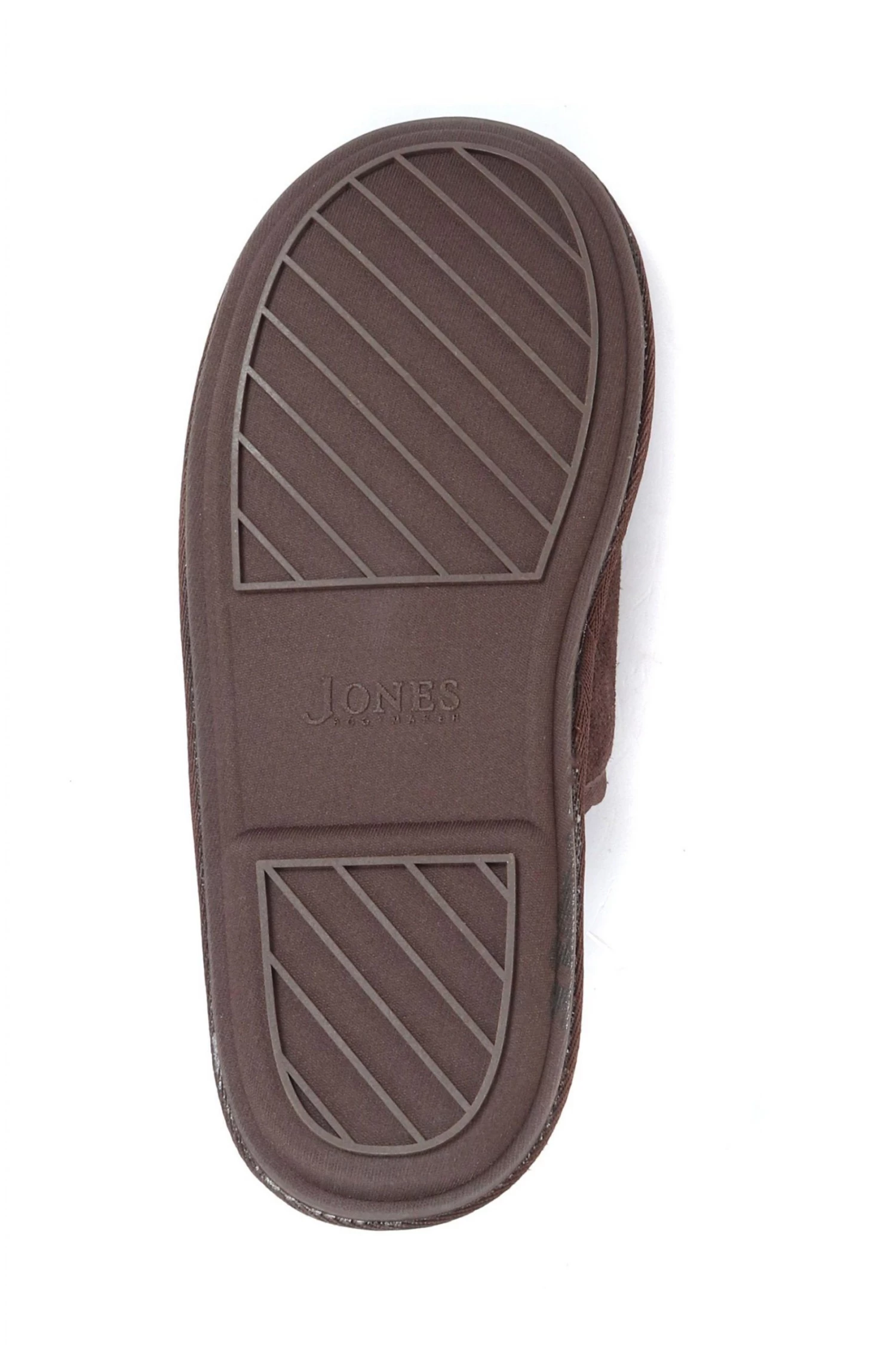 Jones Bootmaker Brown Men's Sheepskin Lined Mule Slippers 5 Jones Bootmaker Brown Men's Sheepskin Lined Mule Slippers - Image 5