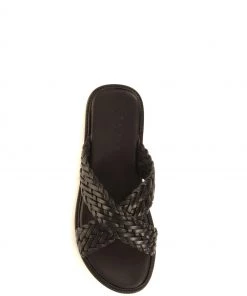 Jones Bootmaker Wembley Black Woven Leather Sliders -Jones Bootmaker Sales unnamed file 2917 scaled