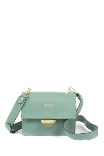 Jones Bootmaker Green Sabina Ladies Leather Cross-body Bag 2 Jones Bootmaker Green Sabina Ladies Leather Cross-body Bag - Image 2