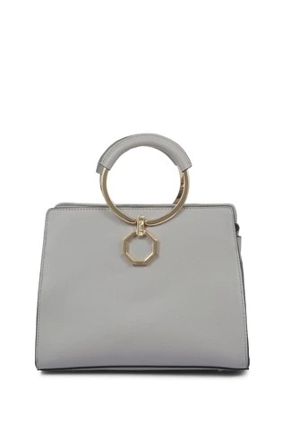 Jones Bootmaker Mya Ladies Grey Top Handle Bag 5 Jones Bootmaker Mya Ladies Grey Top Handle Bag - Image 5