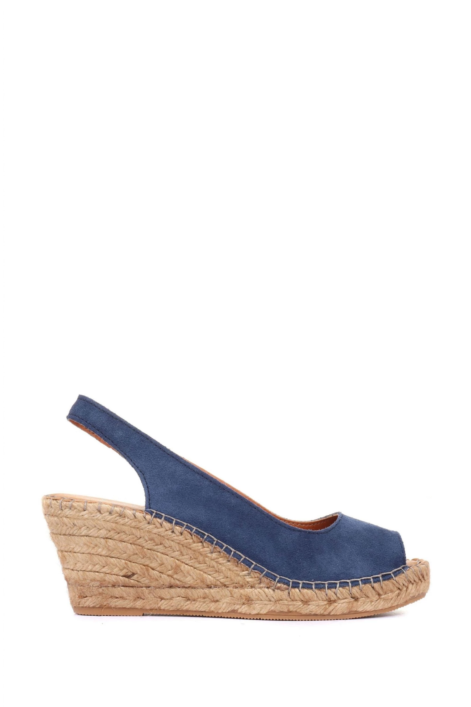 Jones Bootmaker Blue Rosanna Slingback Wedges 1 Jones Bootmaker Blue Rosanna Slingback Wedges