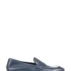 Jones Bootmaker Blue King Bird Leather Ladies Penny Loafers
