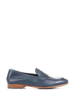 Jones Bootmaker Blue King Bird Leather Ladies Penny Loafers -Jones Bootmaker Sales unnamed file 333