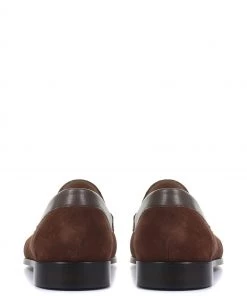 Jones Bootmaker Brown Men's Suede Ultra Wide Tassel Loafers -Jones Bootmaker Sales unnamed file 360 scaled