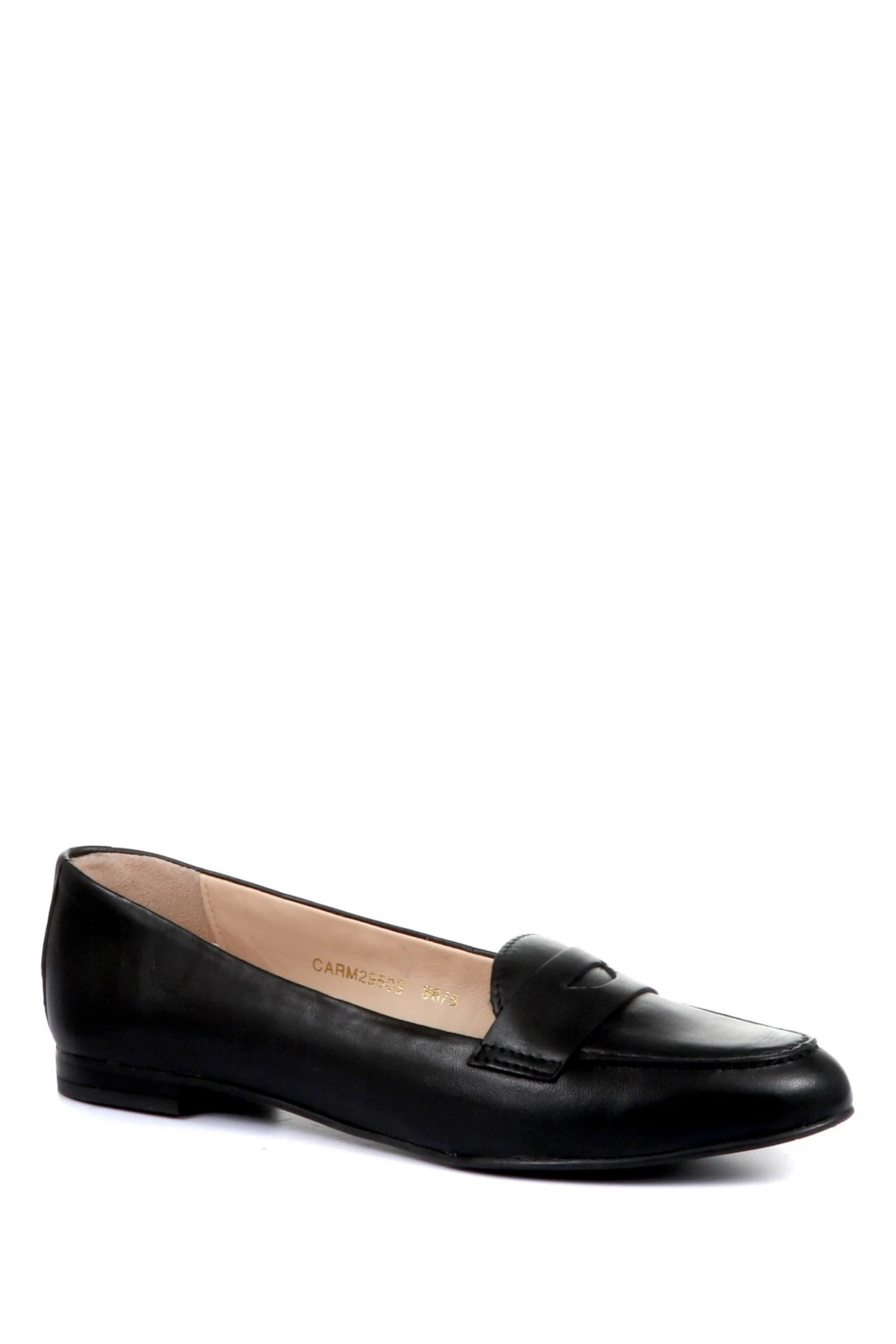 Jones Bootmaker Black Budapest Leather Ladies Loafers 2 Jones Bootmaker Black Budapest Leather Ladies Loafers - Image 2