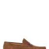 Jones Bootmaker Mens Brown Pierson Suede Leather Loafers