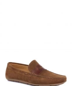 Jones Bootmaker Mens Brown Pierson Suede Leather Loafers -Jones Bootmaker Sales unnamed file 384 scaled