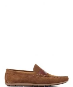 Jones Bootmaker Mens Brown Pierson Suede Leather Loafers -Jones Bootmaker Sales unnamed file 387