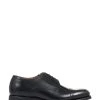 Jones Bootmaker Black Mile End Goodyear Welted Polished Men's Leather Brogues