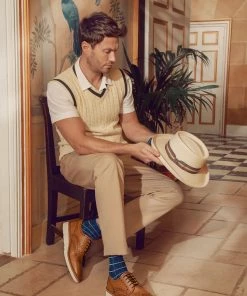 Jones Bootmaker Tan Brown Bedford Casual Leather Brogues With Vibram Soles