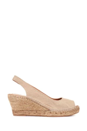 Jones Bootmaker Gold Rosanna Slingback Wedges 7 Jones Bootmaker Gold Rosanna Slingback Wedges - Image 7
