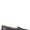 Jones Bootmaker Lilia Black Leather Ballerina Flats