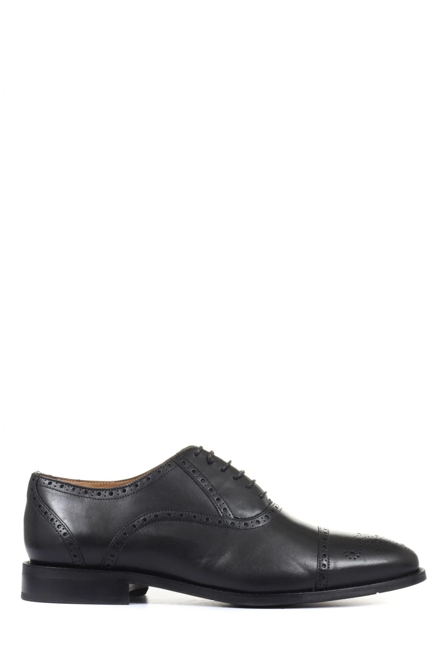 Jones Bootmaker Black Gents Leather Lace Smart Shoes 2 Jones Bootmaker Black Gents Leather Lace Smart Shoes - Image 2