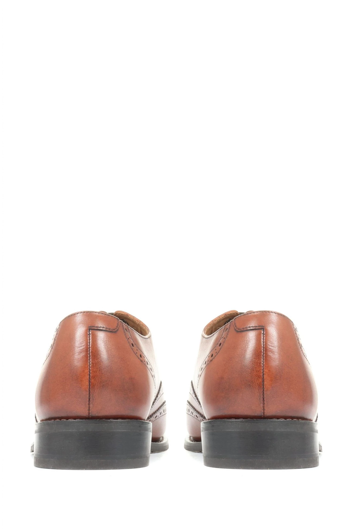 Jones Bootmaker Arthur Brown Oxford Leather Brogues 3 Jones Bootmaker Arthur Brown Oxford Leather Brogues - Image 3