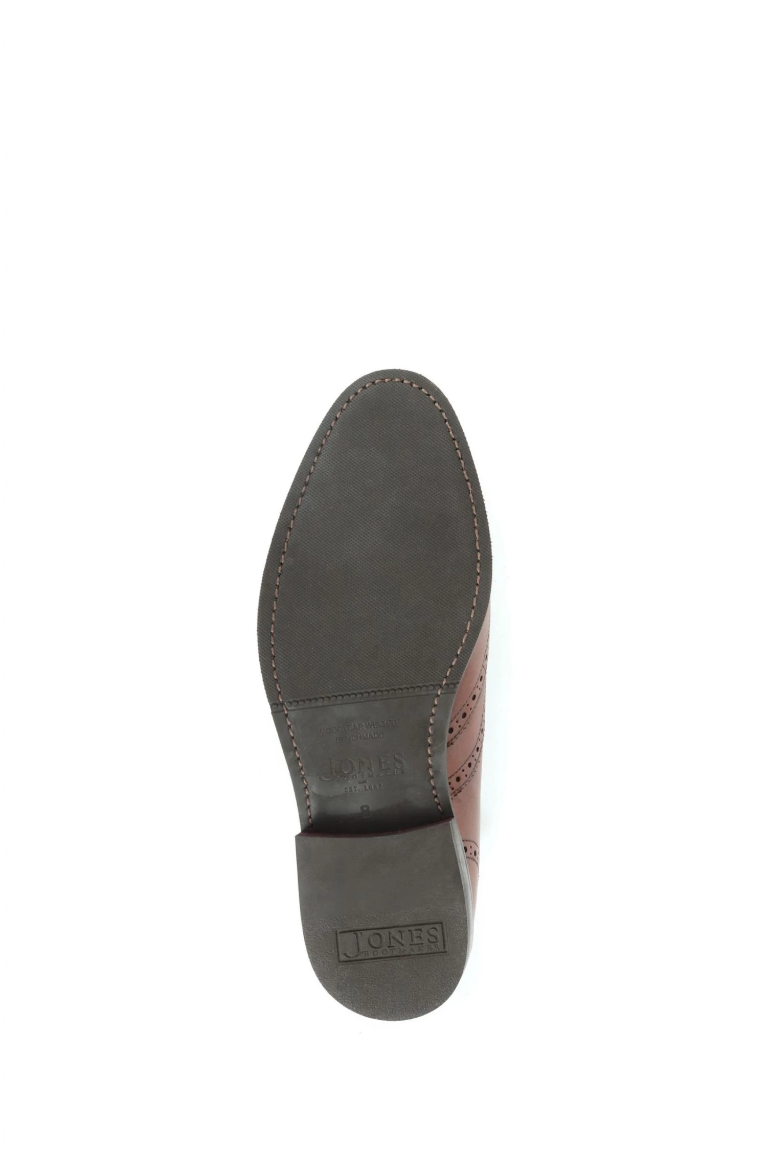 Jones Bootmaker Arthur Brown Oxford Leather Brogues 4 Jones Bootmaker Arthur Brown Oxford Leather Brogues - Image 4