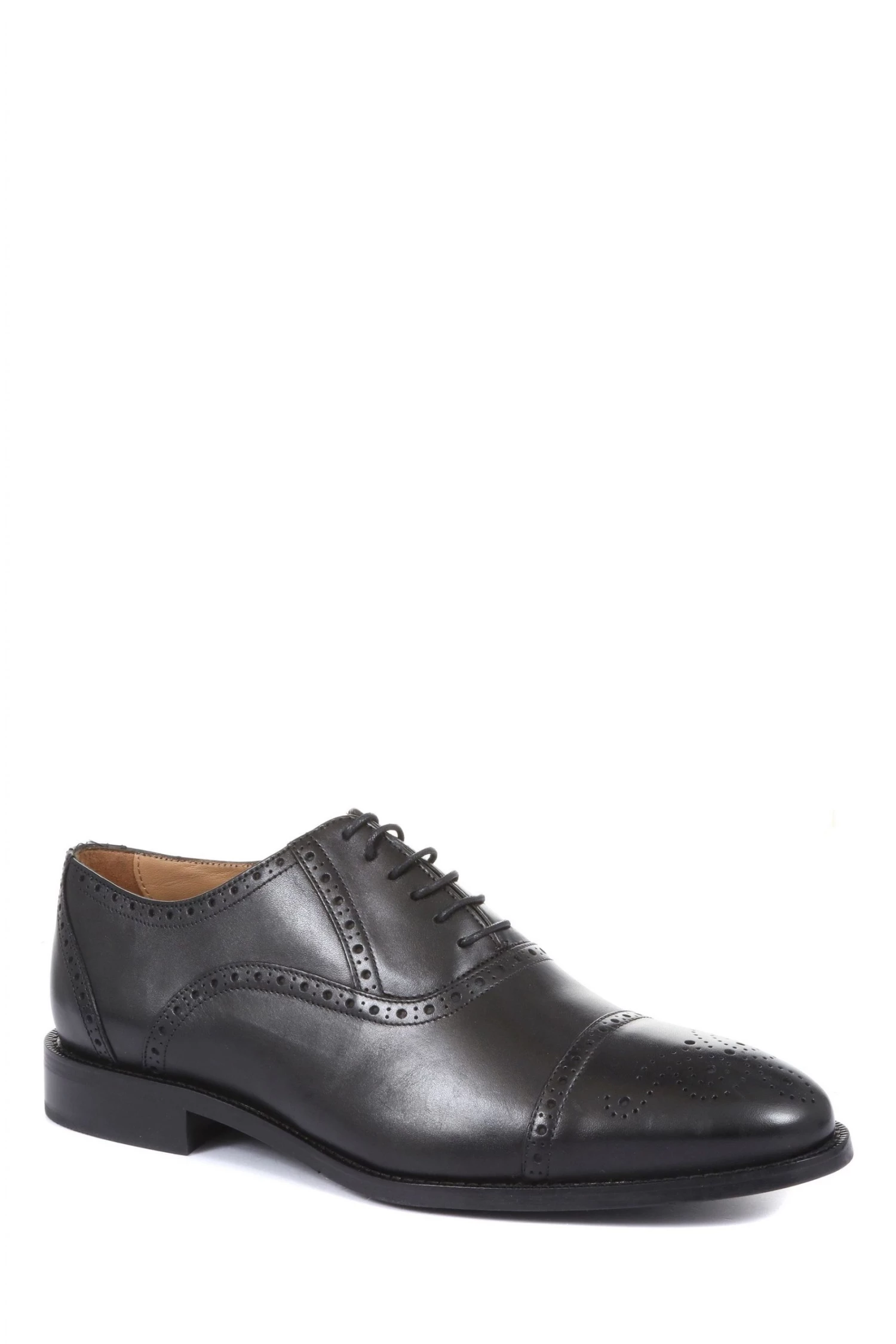 Jones Bootmaker Black Gents Leather Lace Smart Shoes 3 Jones Bootmaker Black Gents Leather Lace Smart Shoes - Image 3