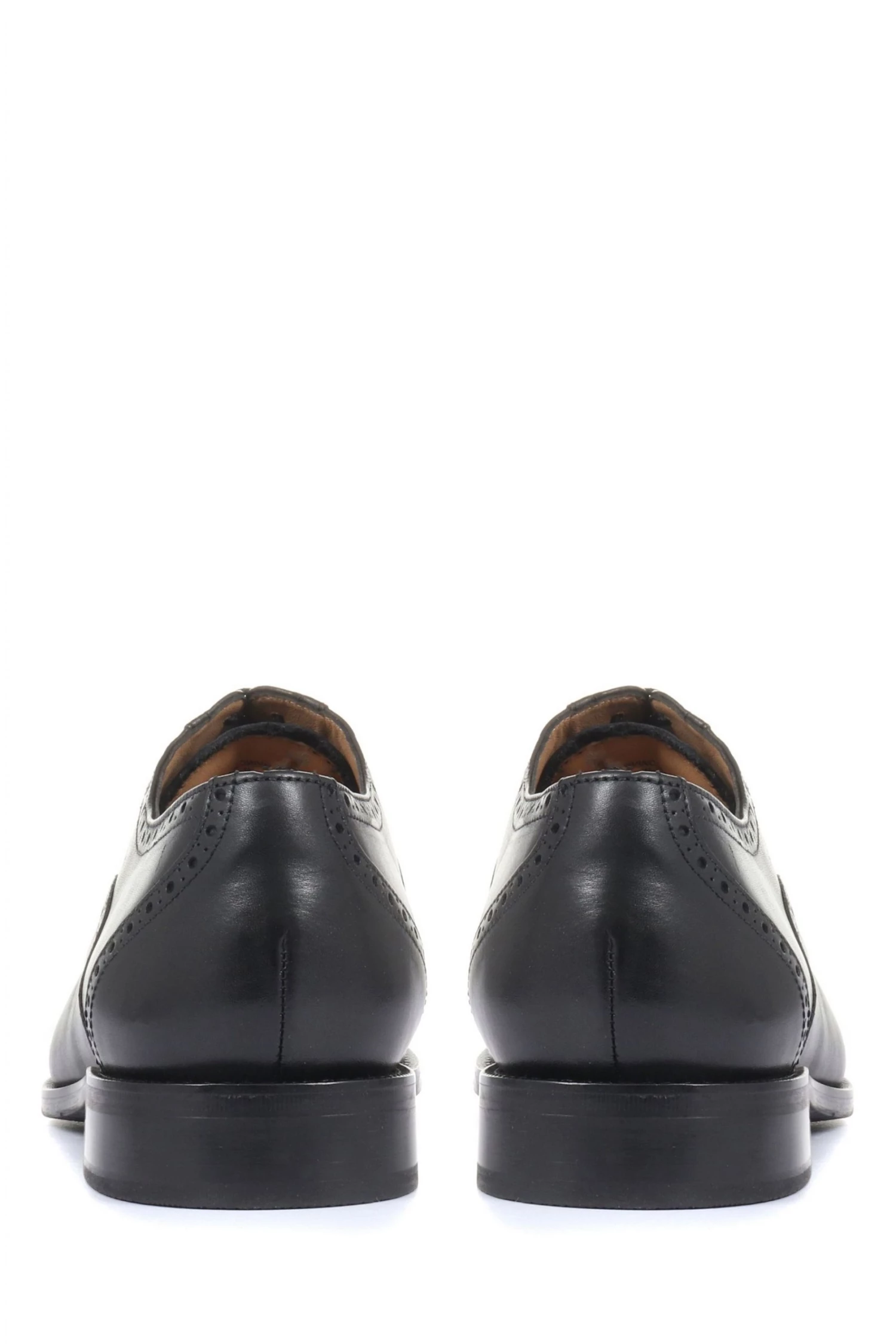 Jones Bootmaker Black Gents Leather Lace Smart Shoes 4 Jones Bootmaker Black Gents Leather Lace Smart Shoes - Image 4