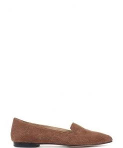 Jones Bootmaker Lilia Brown Suede Ladies Ballerina Flats -Jones Bootmaker Sales unnamed file 547
