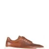 Jones Bootmaker Mens Tan Natural Syrus Casual Leather Trainers