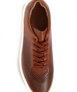 Jones Bootmaker Mens Tan Natural Syrus Casual Leather Trainers -Jones Bootmaker Sales unnamed file 563 scaled