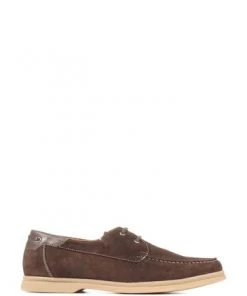 Jones Bootmaker Quay Brown Suede Leather Boat Shoes -Jones Bootmaker Sales unnamed file 644