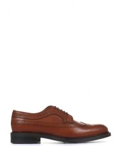 Jones Bootmaker Mens Tan Brown Colindale Handmade Leather Brogues -Jones Bootmaker Sales unnamed file 663