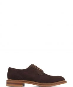 Jones Bootmaker Brown Clinton Handmade Leather Derby Shoes
